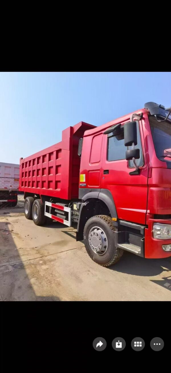 Left-hand drive Euro II HOWO dump truck - 图片 4
