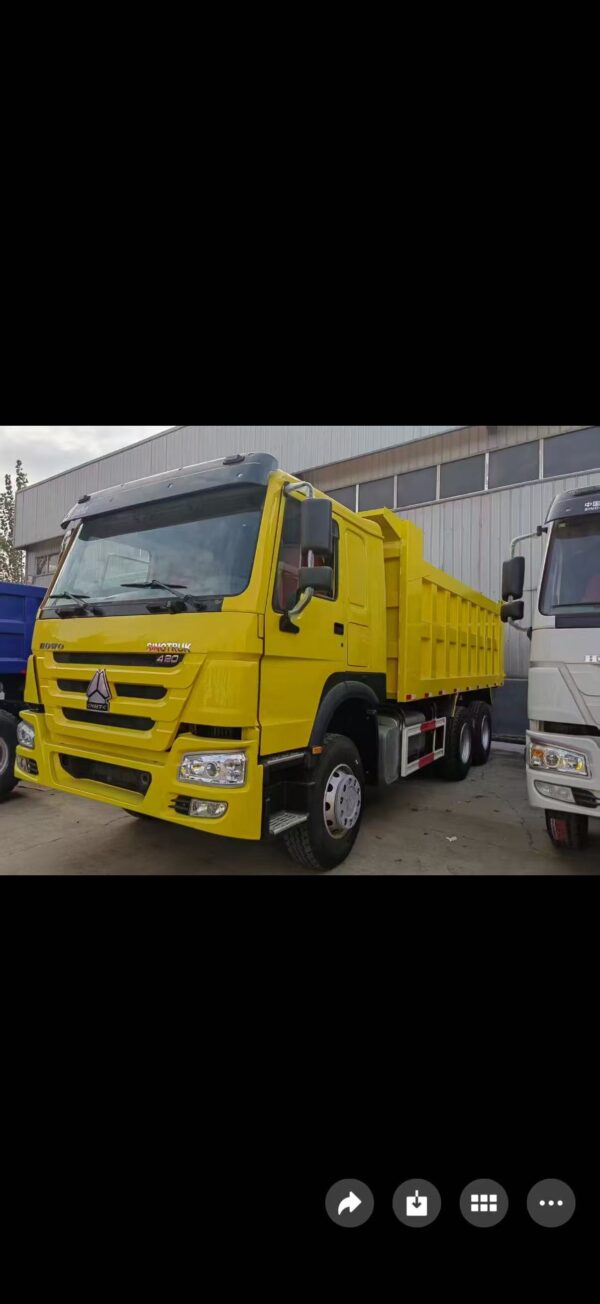 Left-hand drive Euro II HOWO dump truck - 图片 5